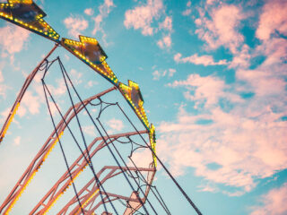 Featured post: Colorful carousel swing ride