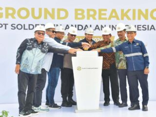 Gubernur Kepri dan Hashim Djojohadikusumo Lakukan Groundbreaking PT Solder Tin Andalan Indonesia